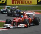 Fernando Alonso - Ferrari - Grand Prixe England 2012, 2 pozisyon